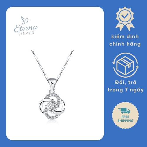 Eterna Silver - Dây chuyền Bông Hoa Bất Diệt